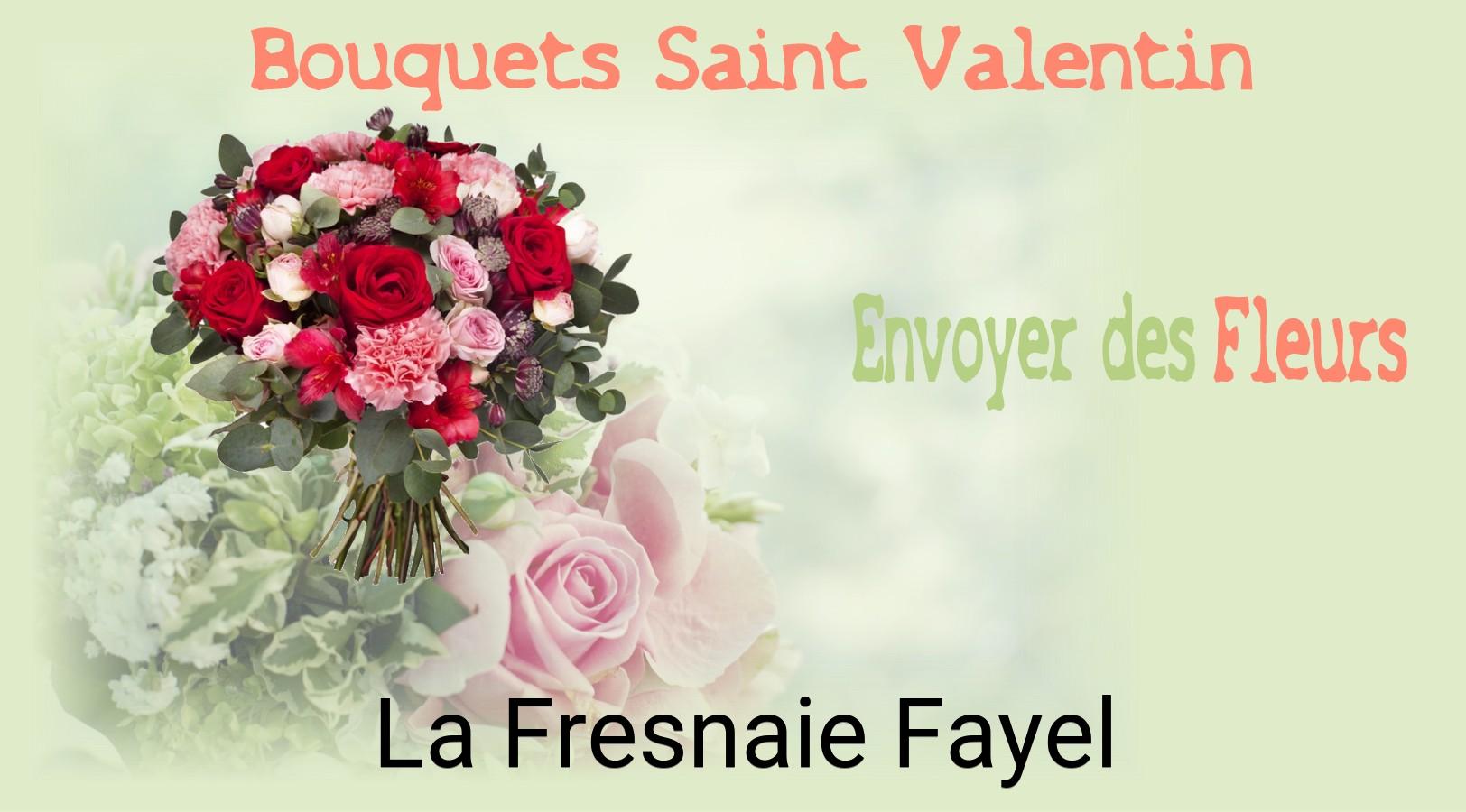 Roses de Saint-Valentin livrées à La Fresnaie-Fayel